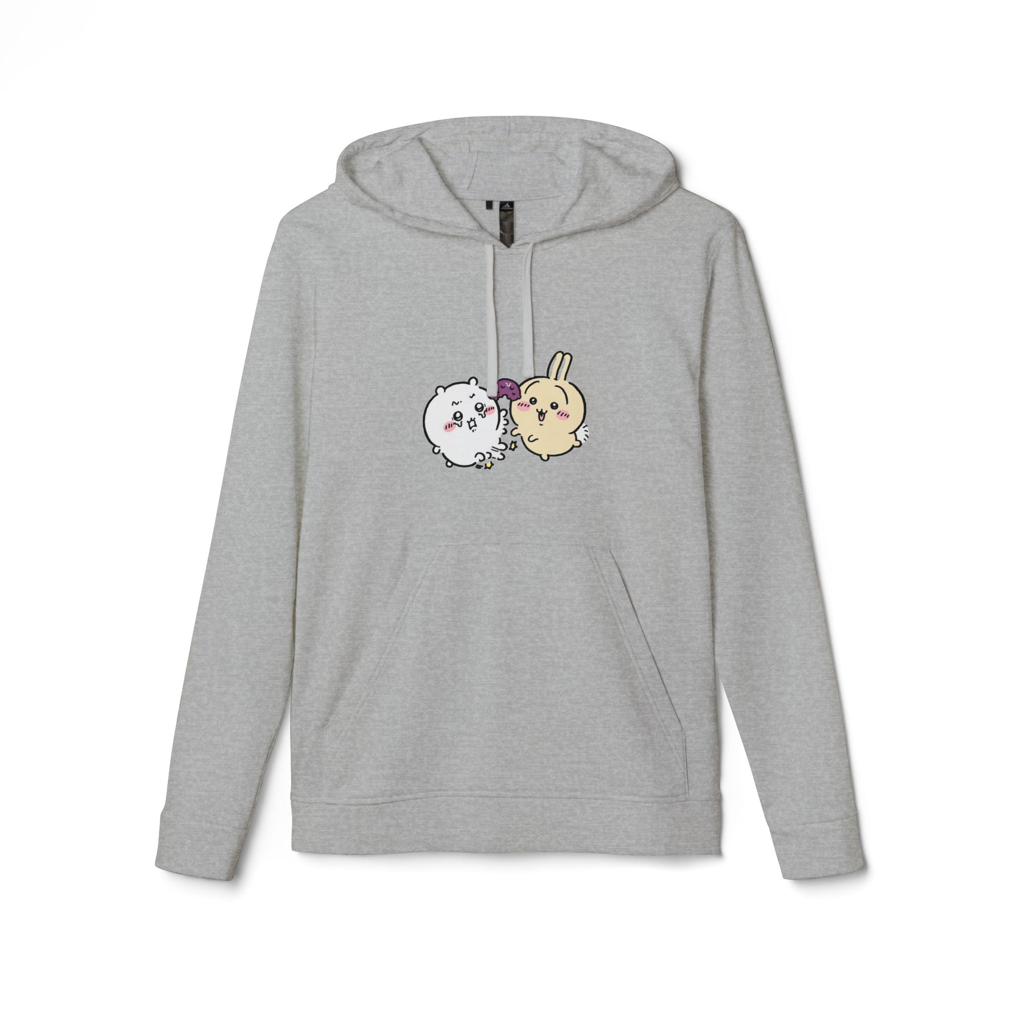 "Chiikawa Cute Cartoon Unisex Fleece Hoodie – Kawaii Character Sweatshirt for Cozy Everyday Style