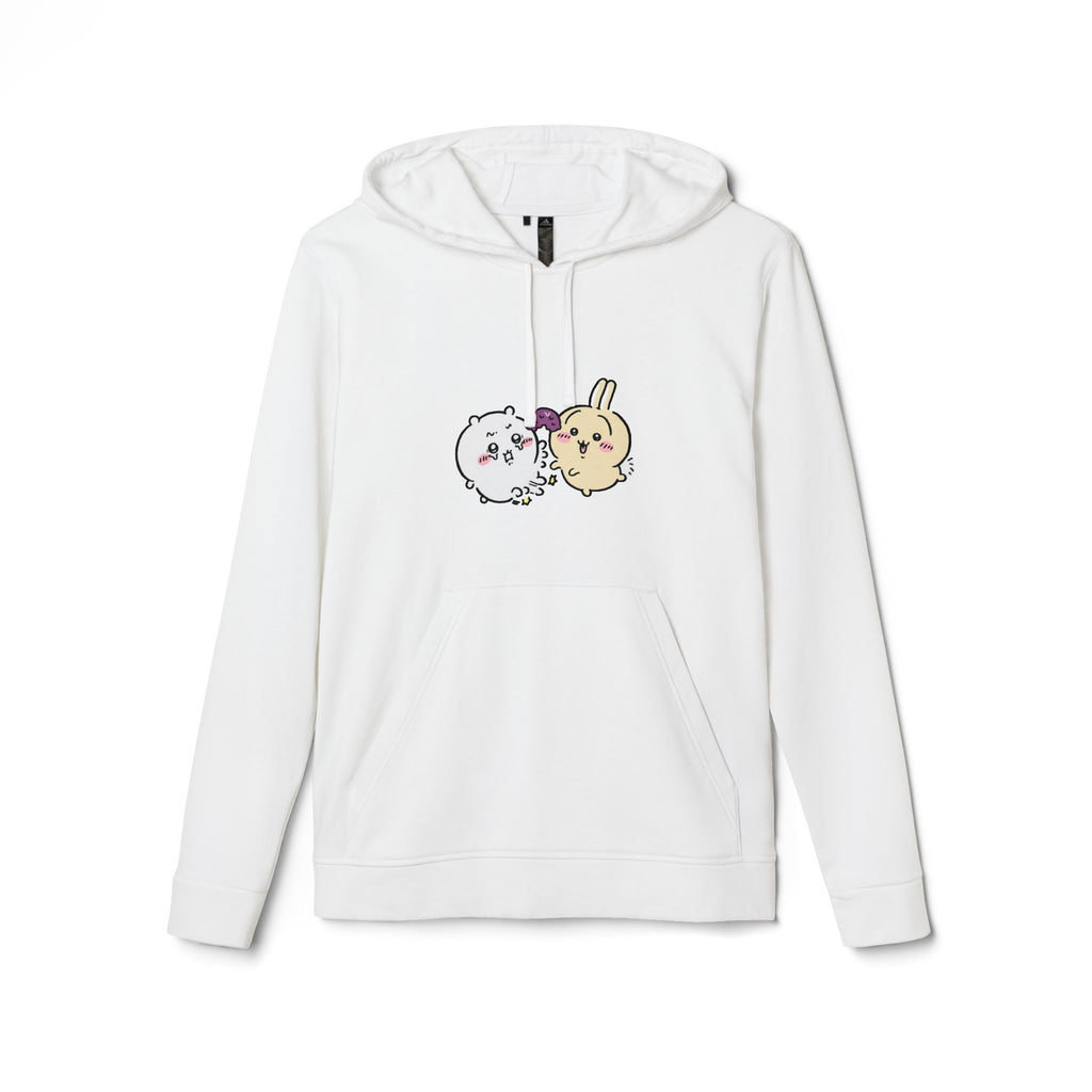 "Chiikawa Cute Cartoon Unisex Fleece Hoodie – Kawaii Character Sweatshirt for Cozy Everyday Style