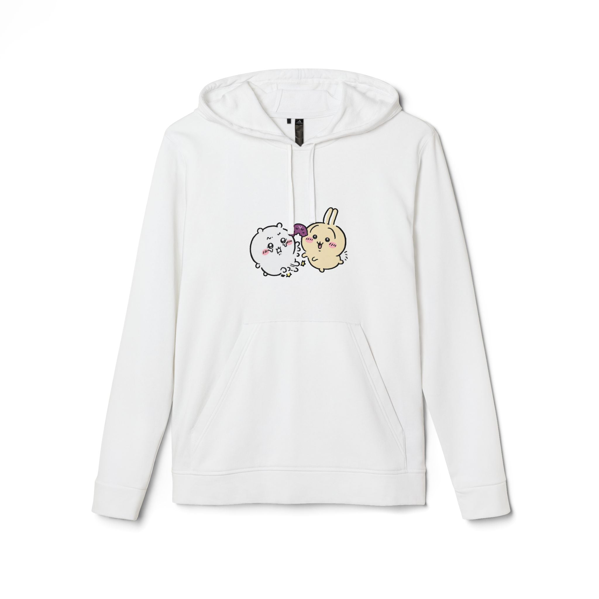 "Chiikawa Cute Cartoon Unisex Fleece Hoodie – Kawaii Character Sweatshirt for Cozy Everyday Style