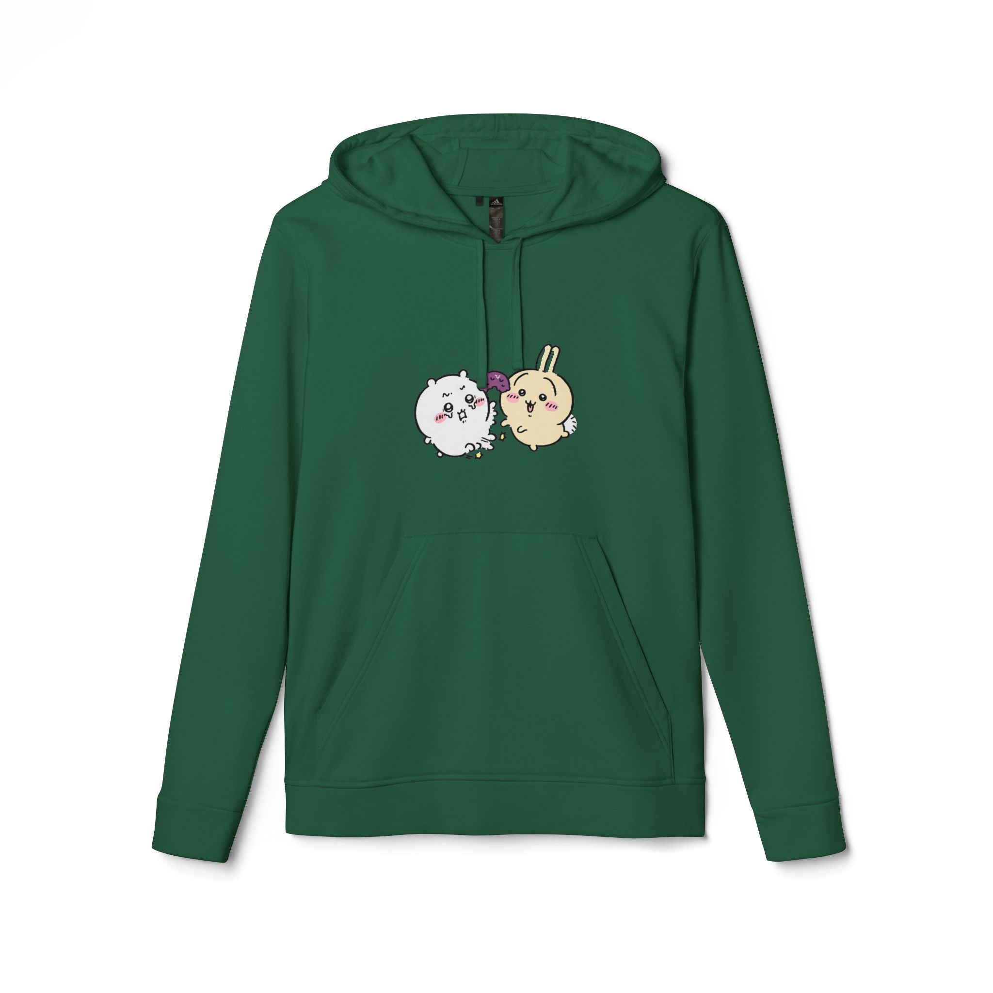 "Chiikawa Cute Cartoon Unisex Fleece Hoodie – Kawaii Character Sweatshirt for Cozy Everyday Style