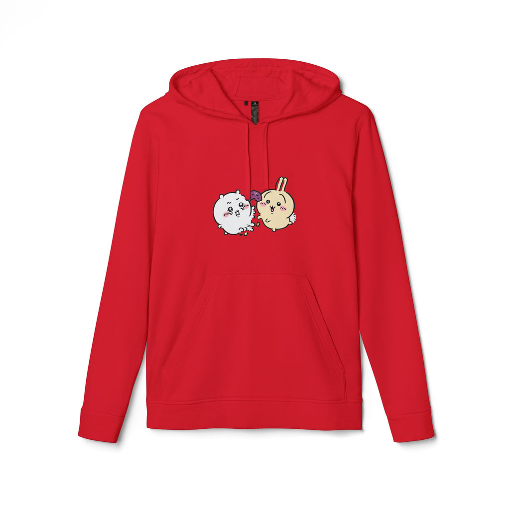 "Chiikawa Cute Cartoon Unisex Fleece Hoodie – Kawaii Character Sweatshirt for Cozy Everyday Style