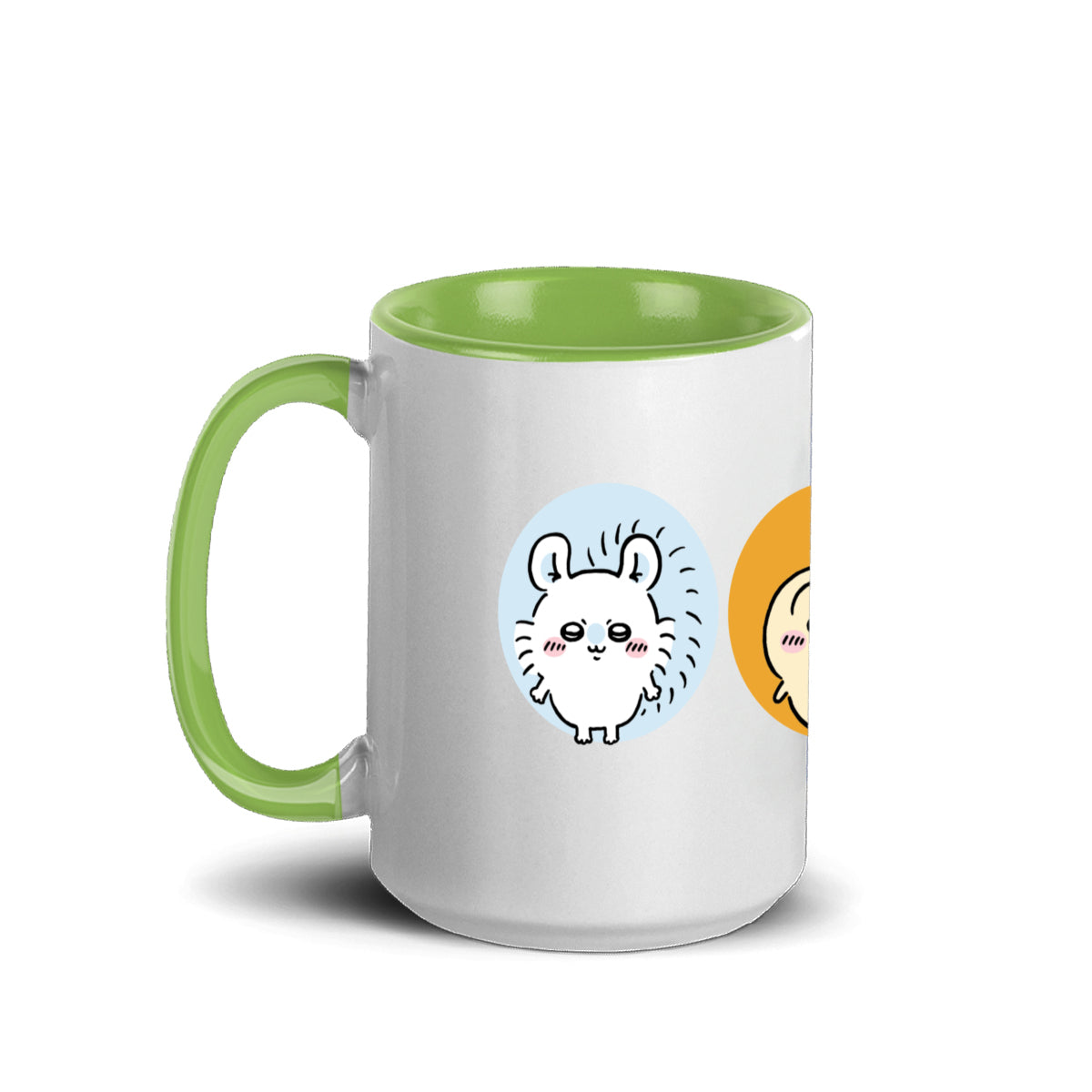 Chiikawa Accent Mug 15oz – Trendy Comic-Inspired Ceramic Coffee Cup with Vibrant Design