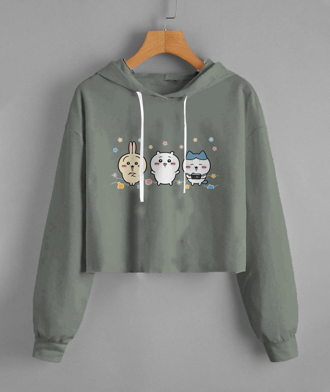 Lady'S Cropped Hoodie | Independent Trading Co. AFX64CRP