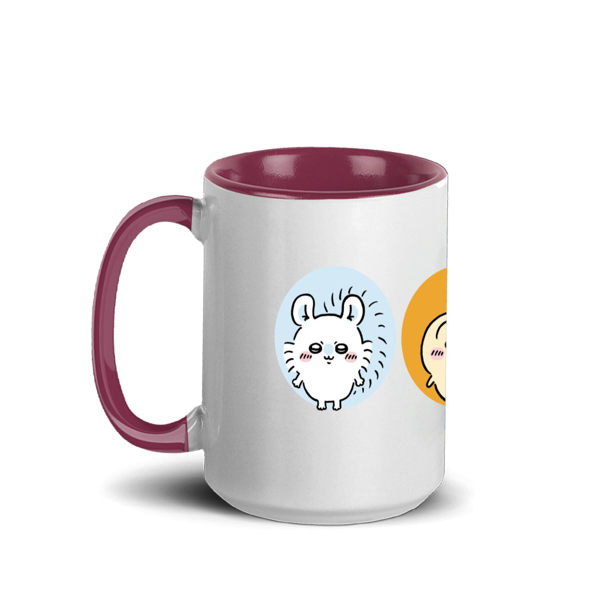 Chiikawa Accent Mug 15oz – Trendy Comic-Inspired Ceramic Coffee Cup with Vibrant Design