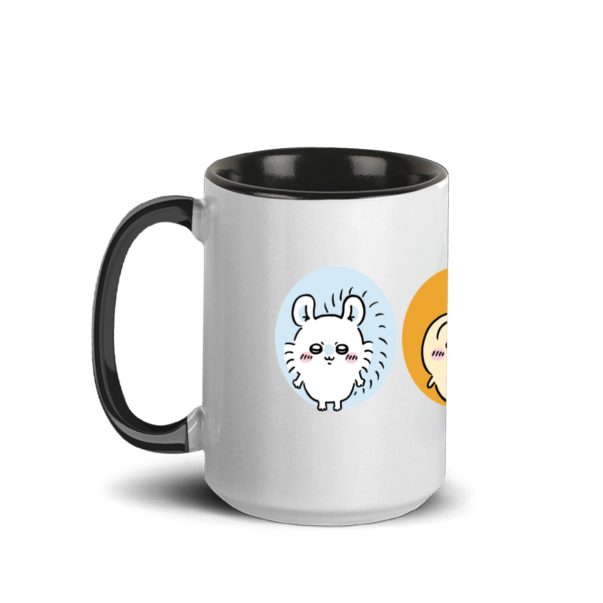 Chiikawa Accent Mug 15oz – Trendy Comic-Inspired Ceramic Coffee Cup with Vibrant Design