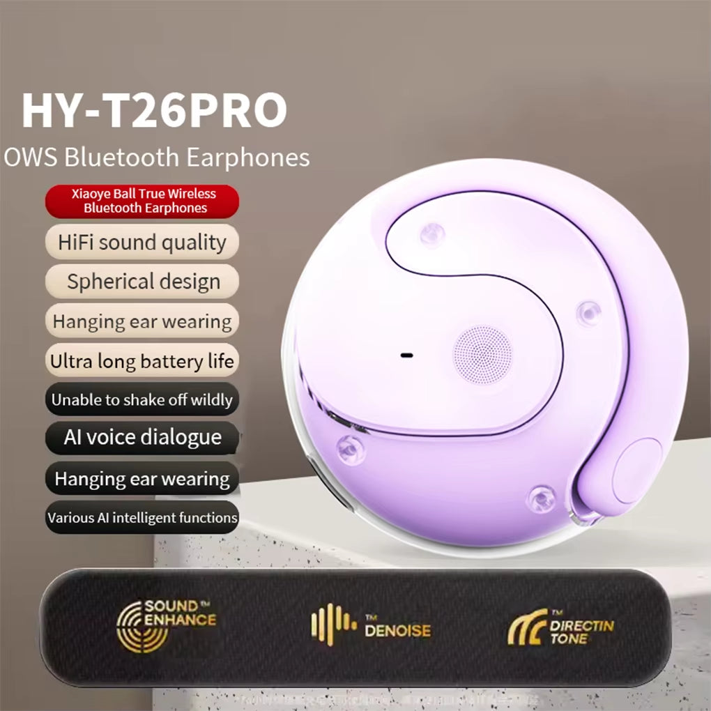 Hyundai HY-T26 Pro Wireless Earbuds – BT5.4 AI Translation Headphones with 4 Translation Modes, HiFi Sound & HD Calls