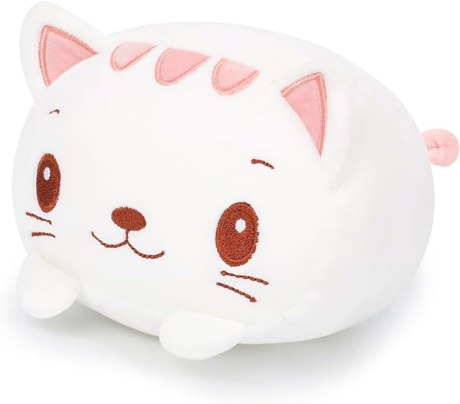 Snuggle Up with Our Adorable 23.6 Inch White Cat Plush Body Pillow - The Ultimate Soft Cartoon Hugging Toy for All Ages!