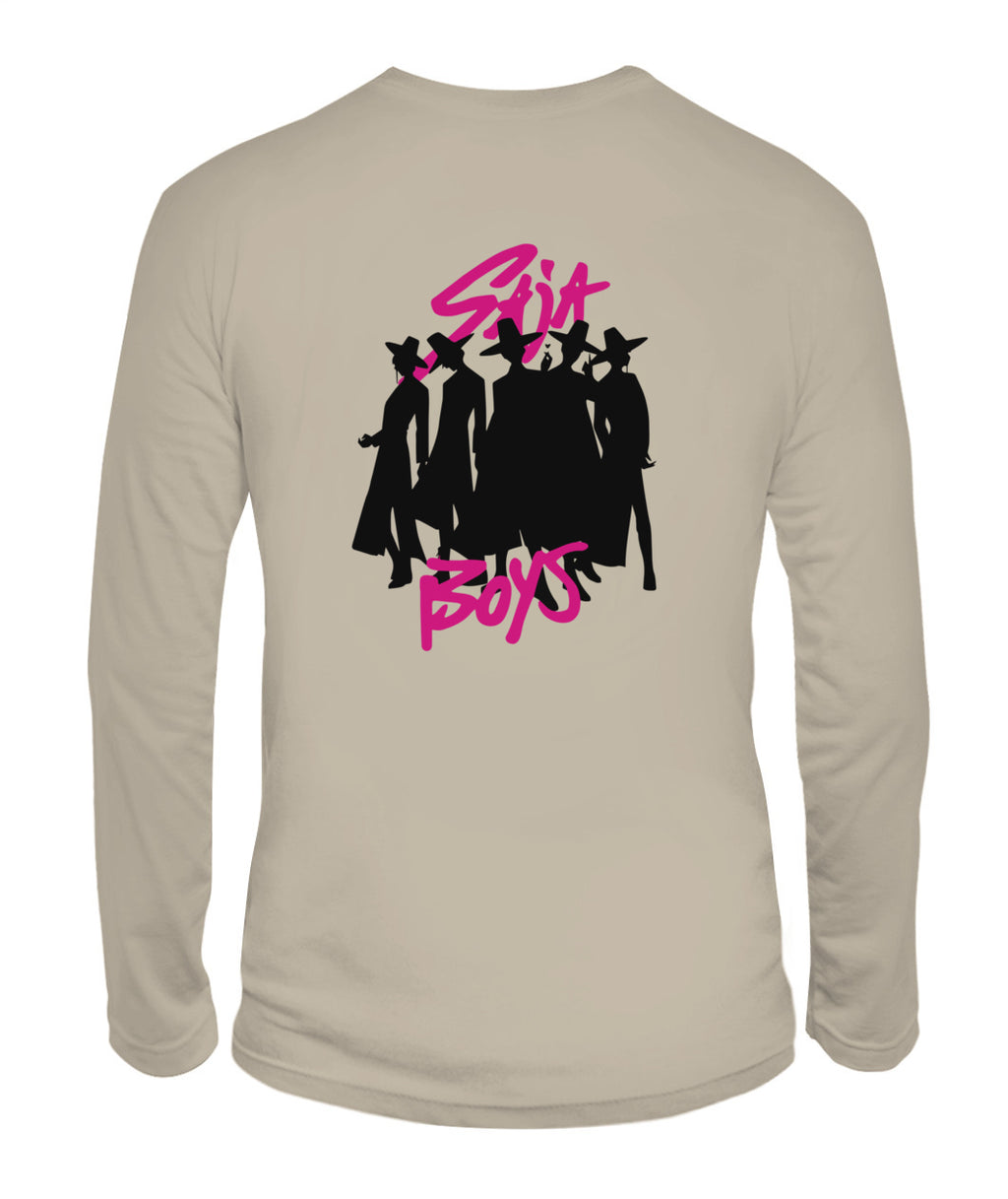 Saja Boy Kpop Demon Hunters Unisex Long Sleeve – Trendy Gildan 2400 Streetwear Tee Inspired by the Hit K-Pop Movie