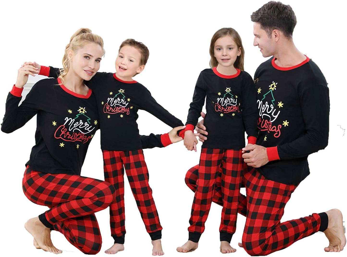 Matching Family Pajamas – 100% Cotton Holiday PJs for Christmas, Halloween, Thanksgiving & Hanukkah, Women, Men & Kids