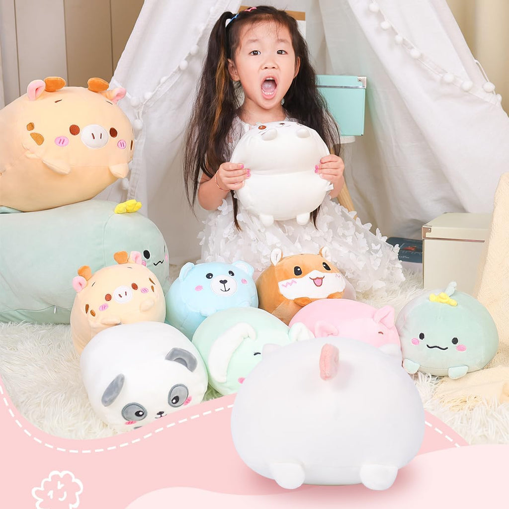 Snuggle Up with Our Adorable 23.6 Inch White Cat Plush Body Pillow - The Ultimate Soft Cartoon Hugging Toy for All Ages!