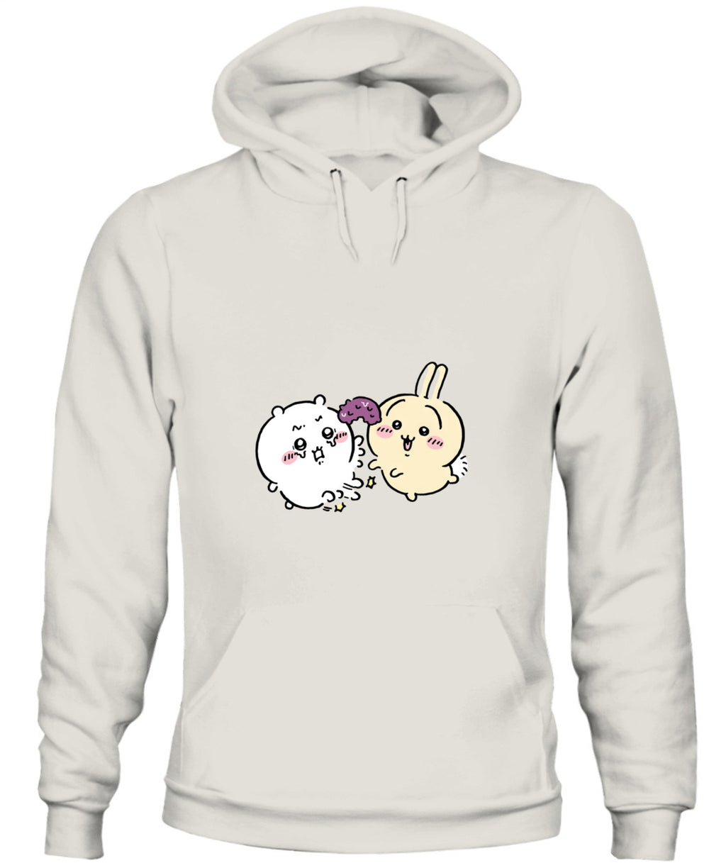 Chiikawa Kawaii Unisex Hoodie – Cute Cartoon Sweatshirt | Bella + Canvas 3719