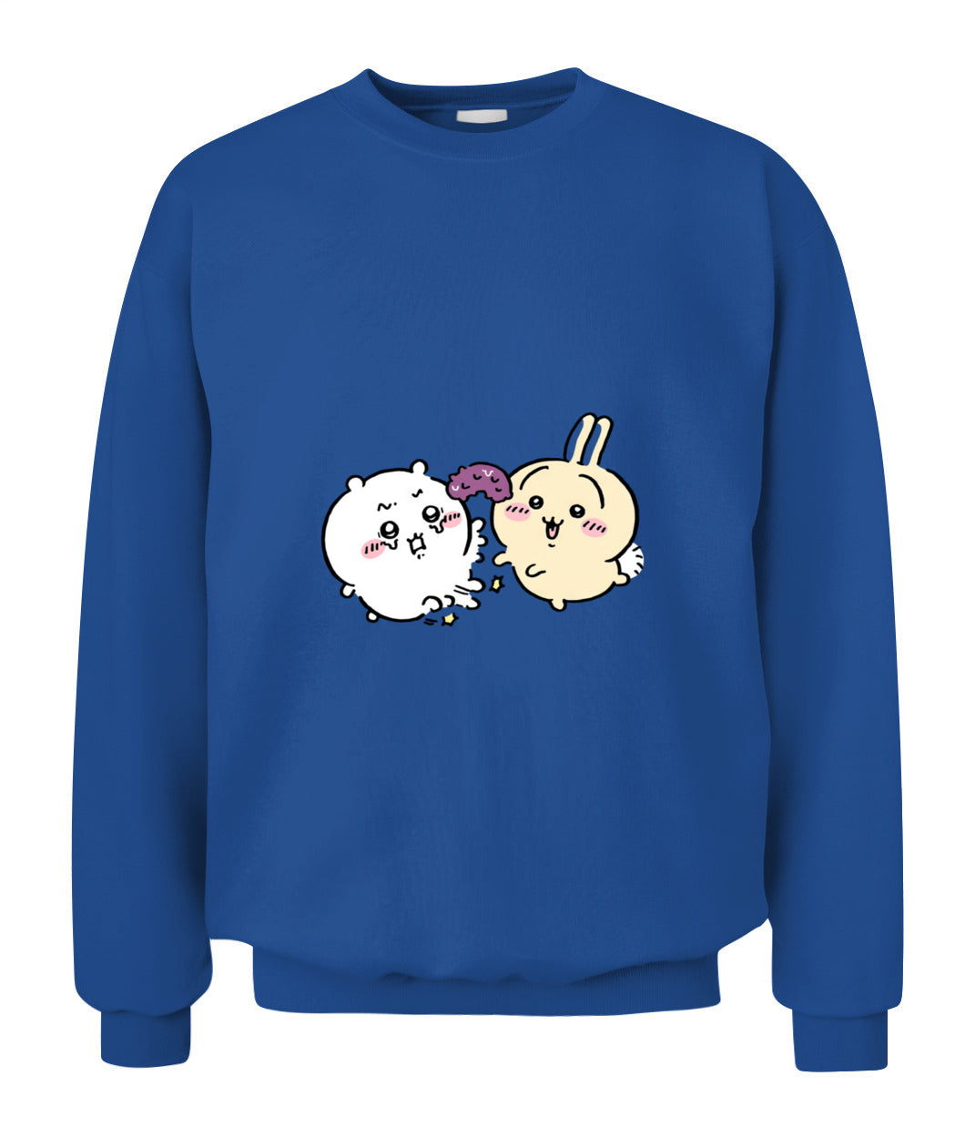 Chiikawa Usagi & Momonga Unisex Sweatshirt – Cute Cartoon Crewneck | Gildan 18000