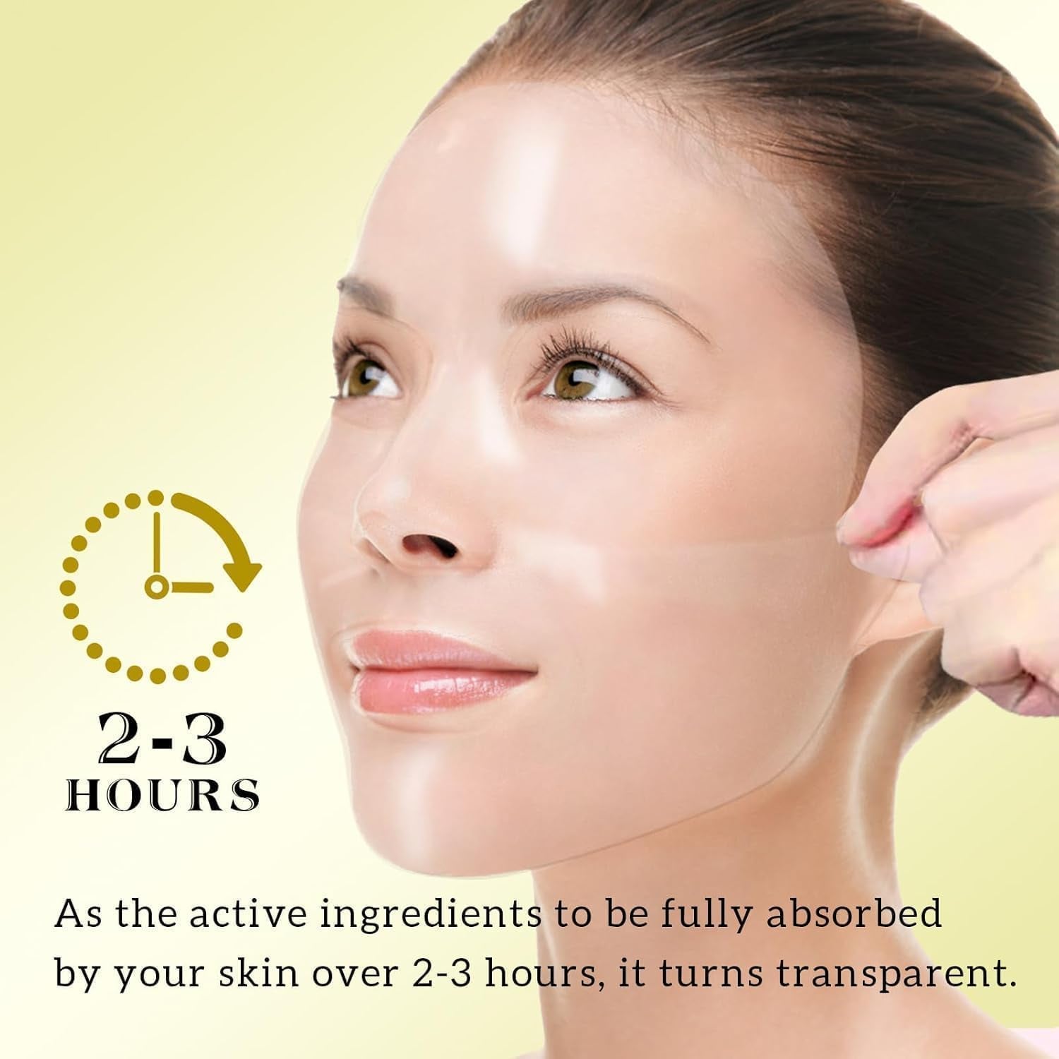 Bio-Collagen Real Deep Anti-Wrinkle Lifting Mask – Overnight Hydrating Face Mask for All Skin Types, Moisturizing & Firming, 17-Pack