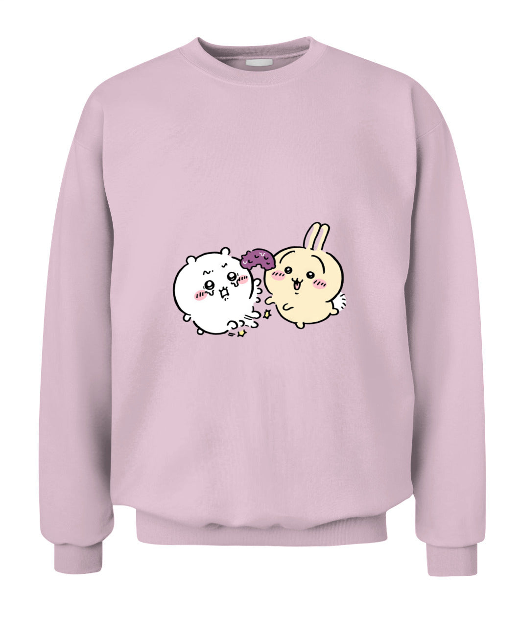 Chiikawa Usagi & Momonga Unisex Sweatshirt – Cute Cartoon Crewneck | Gildan 18000