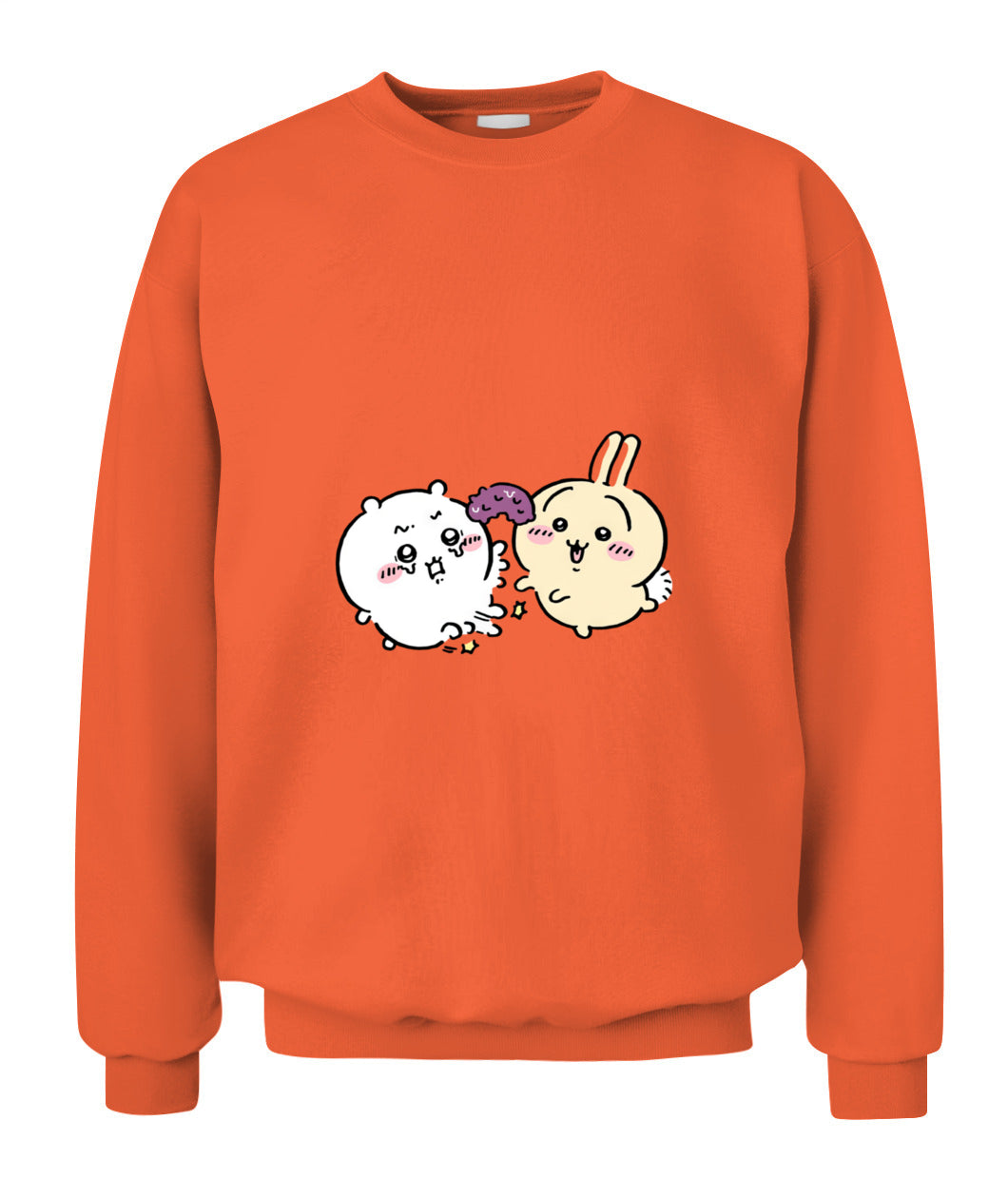 Chiikawa Usagi & Momonga Unisex Sweatshirt – Cute Cartoon Crewneck | Gildan 18000