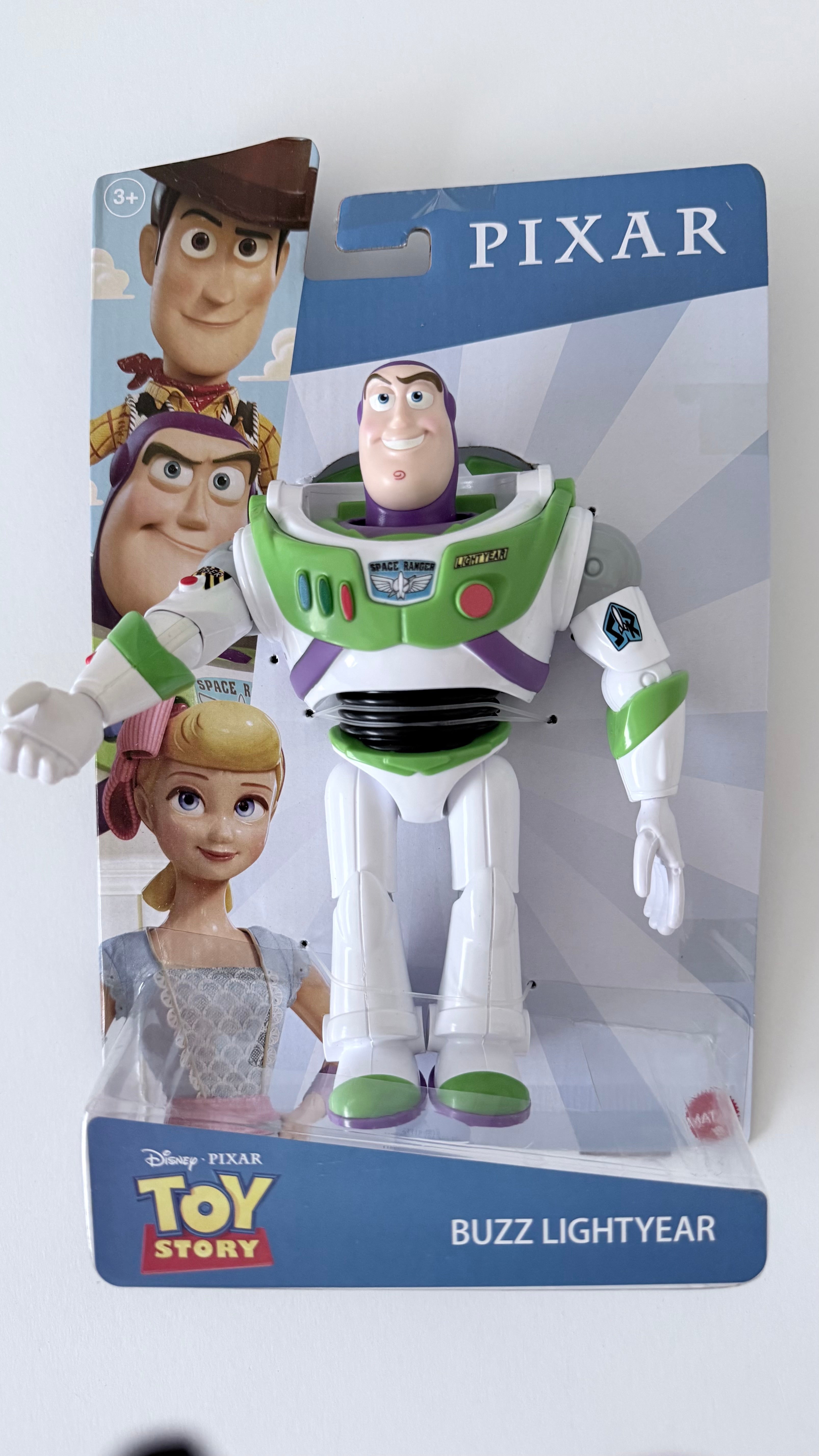 Mattel Disney Pixar Toy Story Action Figure, Posable Buzz Lightyear in Signature Spacesuit Look, Collectible Toy, 7-inch