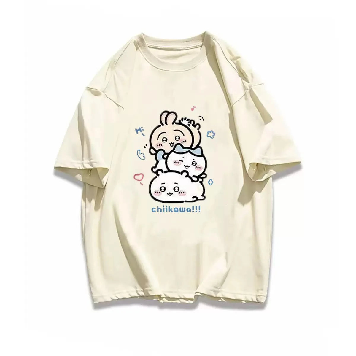 Chiikawa Toilet Time Women’s T-Shirt – Cute Short Sleeve Summer Casual Top, Comfortable Fashion Tee
