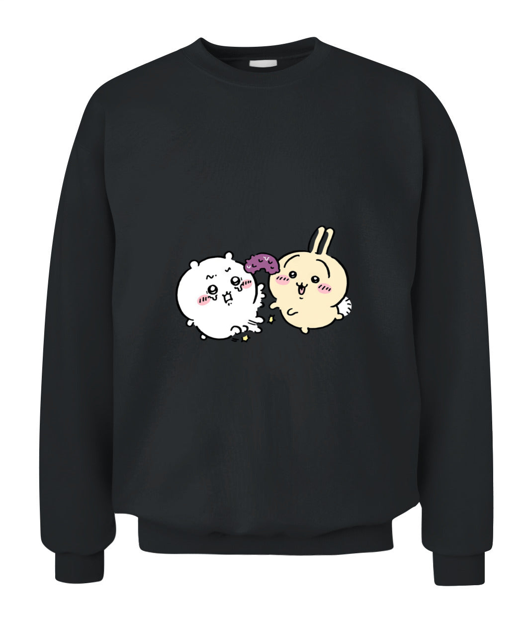 Chiikawa Usagi & Momonga Unisex Sweatshirt – Cute Cartoon Crewneck | Gildan 18000