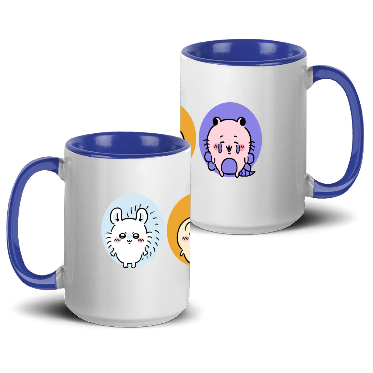 Chiikawa Accent Mug 15oz – Trendy Comic-Inspired Ceramic Coffee Cup with Vibrant Design