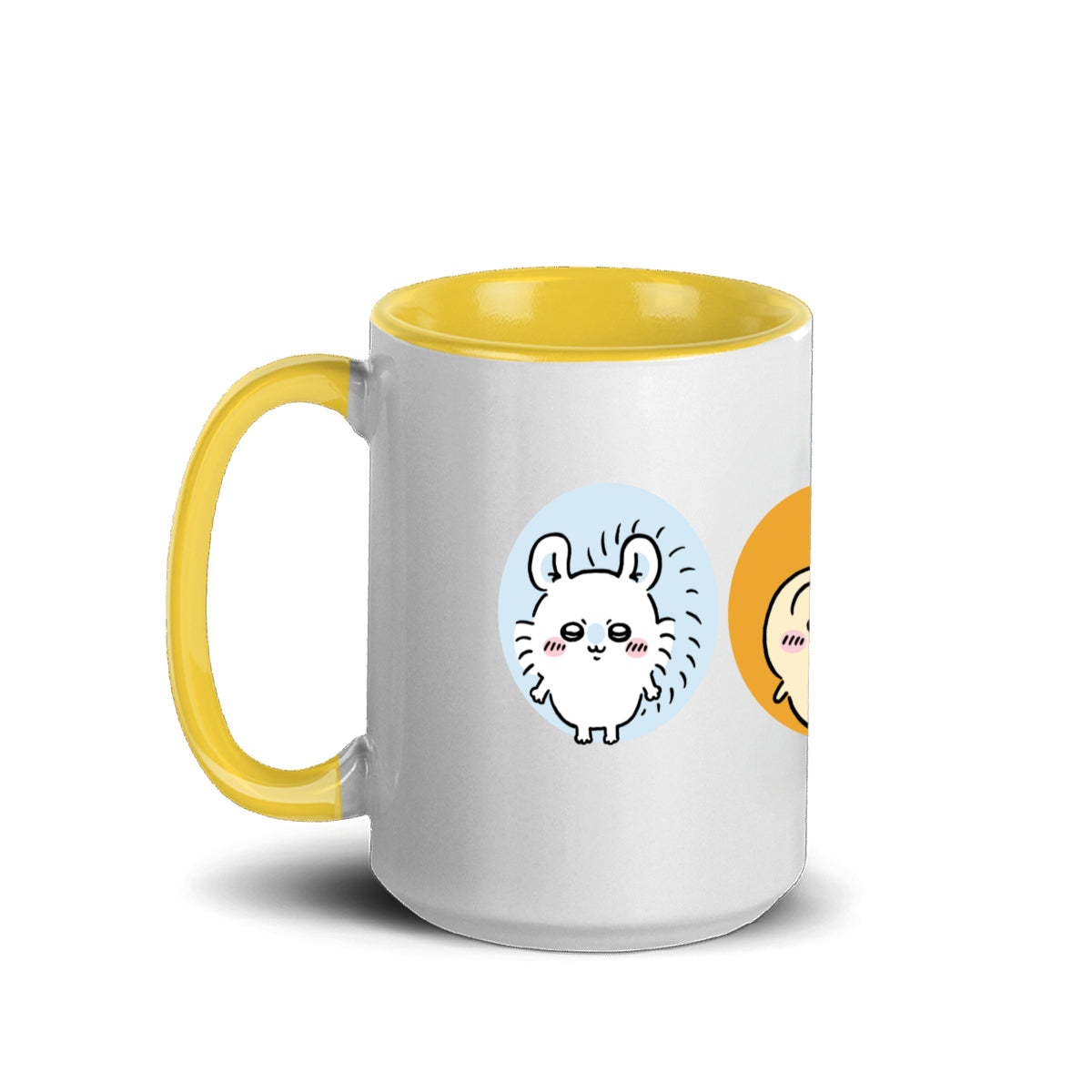 Chiikawa Accent Mug 15oz – Trendy Comic-Inspired Ceramic Coffee Cup with Vibrant Design