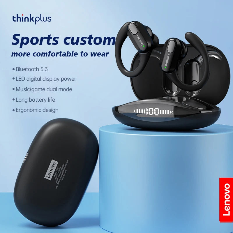 XT80 Sports Wireless Earbuds – Bluetooth 5.3 TWS Headphones with Mic, LED Power Display & HiFi Stereo Sound