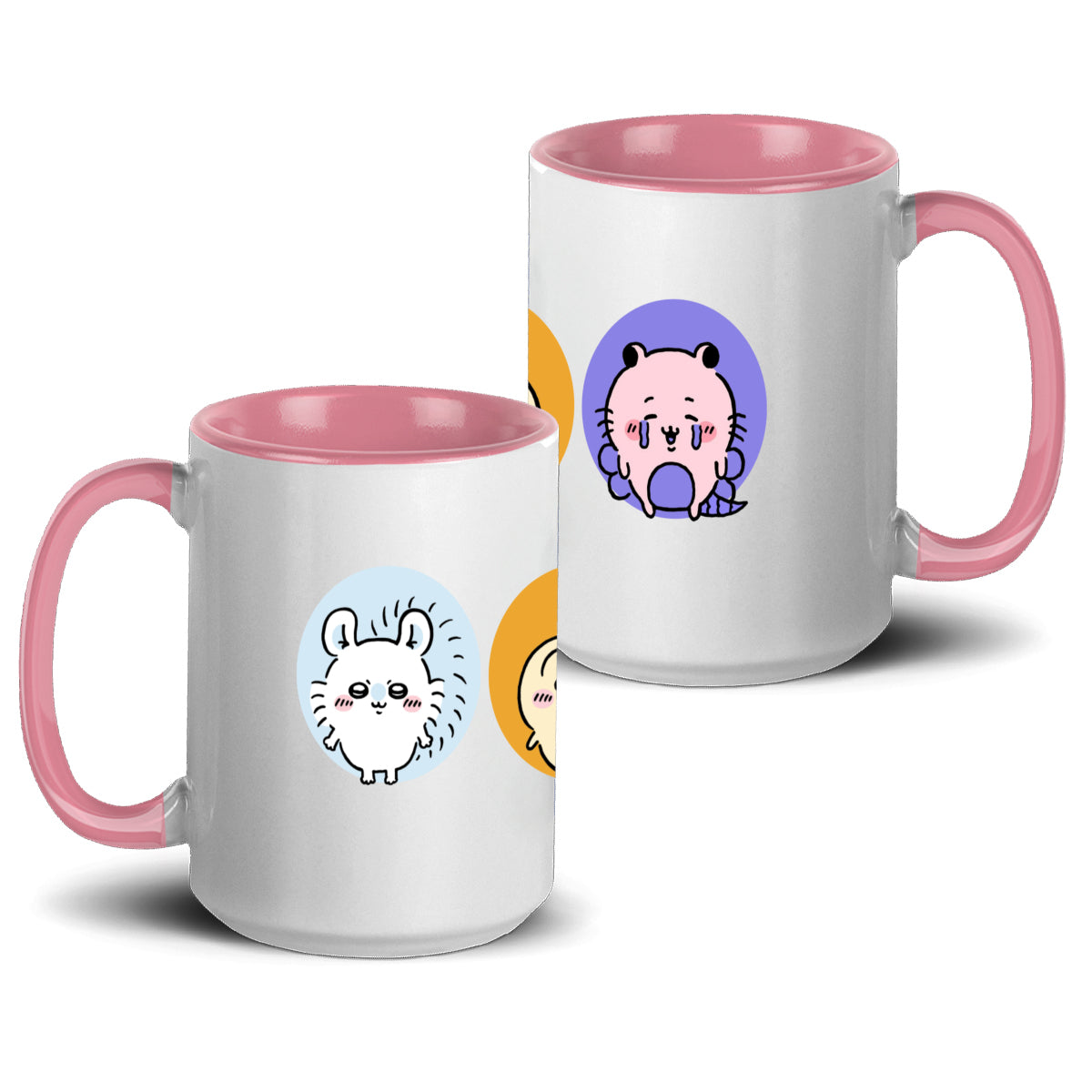Chiikawa Accent Mug 15oz – Trendy Comic-Inspired Ceramic Coffee Cup with Vibrant Design