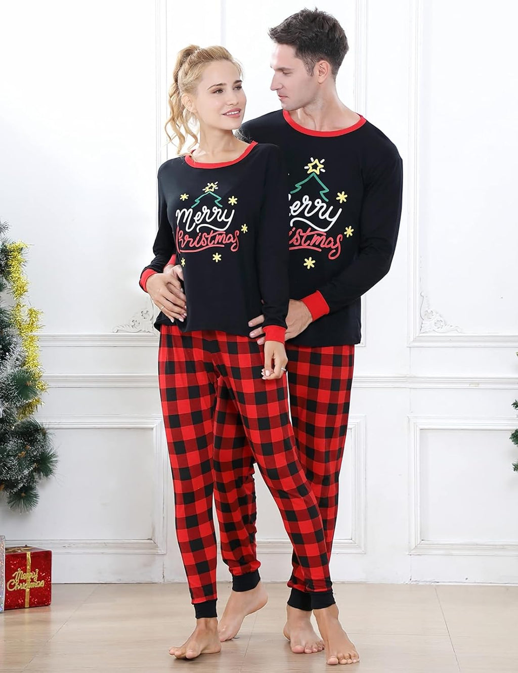 Matching Family Pajamas – 100% Cotton Holiday PJs for Christmas, Halloween, Thanksgiving & Hanukkah, Women, Men & Kids