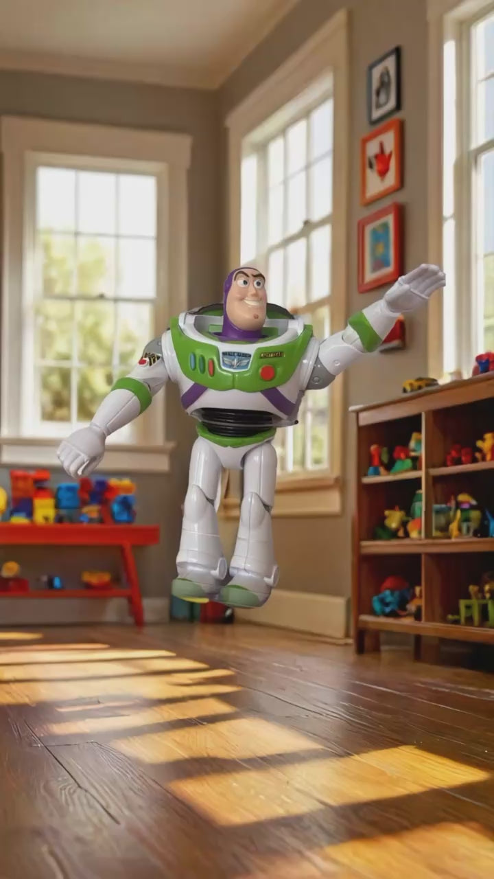 Mattel Disney Pixar Toy Story Action Figure, Posable Buzz Lightyear in Signature Spacesuit Look, Collectible Toy, 7-inch